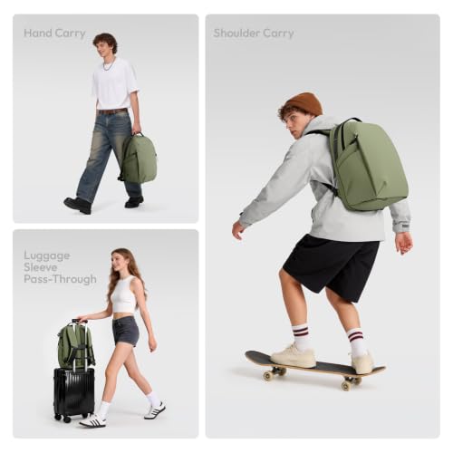 ULANZI YY038 Travel Camera Backpack 22L for Mirrorless DSLR (Green) - color: Green