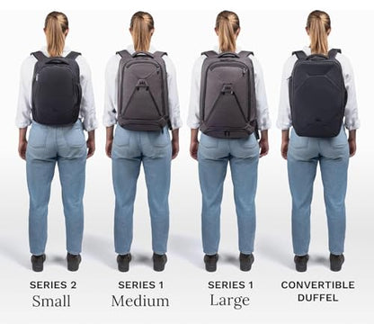 Knack Series 1 Medium Travel Backpack, 15.6-Inch Laptop, Expandable 27-39L - color: Black, size: Medium