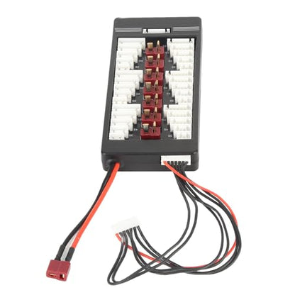 LiPo Balance Charger, 80A High Current Short Circuit Protected, Parallel Charging Board, 6 Battery Packs Simultaneous Ch