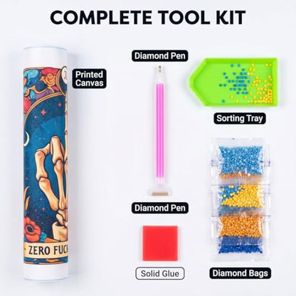 WUSARPLY Skull Diamond Painting Kits for Beginner Adults - color: YH029