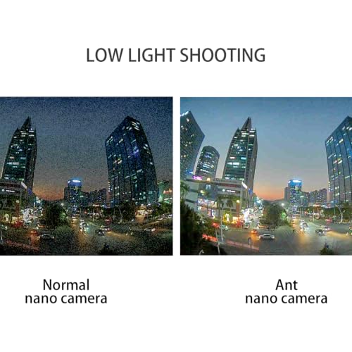 CADDXFPV Ant Analog FPV Camera, Global WDR, 1200TVL, FOV 165°, 16:9(Silver)