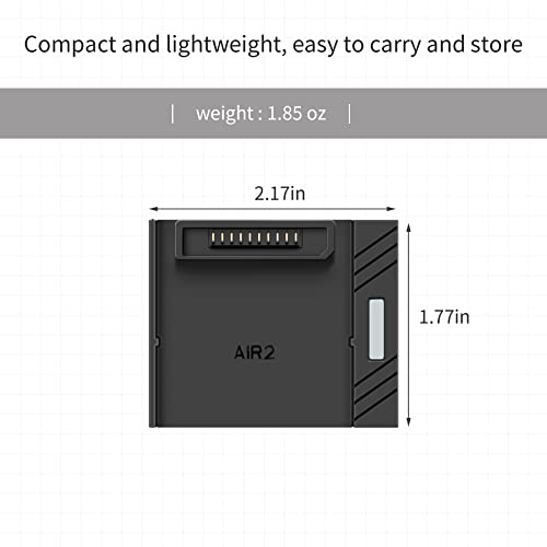 Hanatora Battery USB Charger with PD/QC3.0 for DJI Air 2S,Mavic Air 2 Drone, Charging Hub Accessories