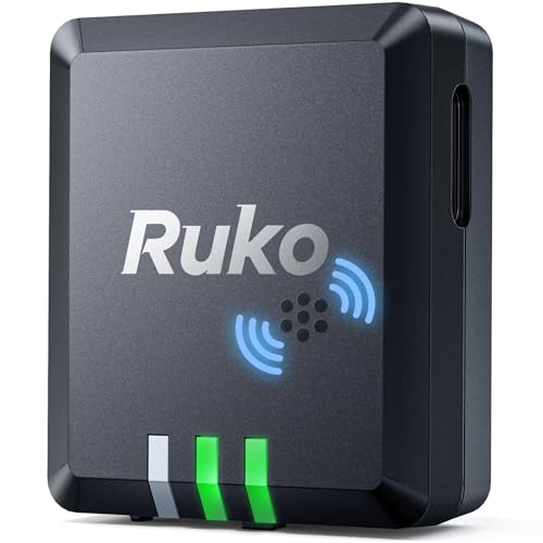 Ruko R111S Remote ID Module for Drone with GPS Tracker/Finder and Beeper - color: Black