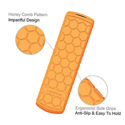 CaseBot Silicone Case for Alexa Voice Remote (2nd & 3rd Generation) - color: Orange