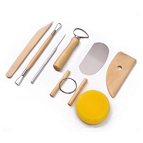 S & E TEACHER'S EDITION 8 Pcs Pottery & Clay Sculpting Tools - size: 8 PCS