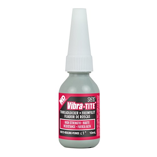 Vibra-TITE - 13110 131 Permanent Strength Anaerobic Threadlocker, 10ml Bottle, Red - size: 10 mililiters