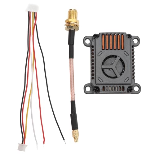 Asixxsix 5.8GHz VTX 25mW-3W, 48CH, Switchable Long Range Video Transmitter VTX for FPV Racing Drone, with Antenna