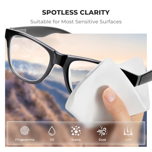K&F CONCEPT Microfiber Lens Cleaning Cloth X6,Glasses Cleaning,High Density