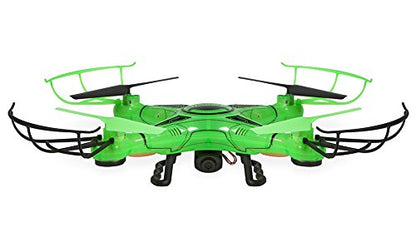 Striker-X Glow-in-the-Dark 2.4GHz 720p HD Camera Drone, 4GB Card, Ages 14+