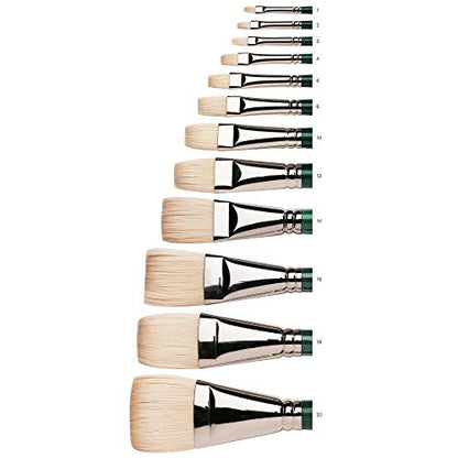 Winsor & Newton Winton Hog Bright #3 Bristle Brush - size: #3, style: Bright