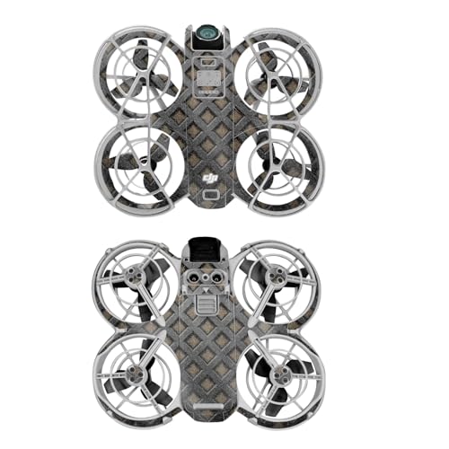 Glossy Glitter Drone Skin Compatible with DJI Neo - Black Wall - Premium 3M Vinyl Protective Wrap Decal Cover - Easy to Apply | Crafted in The USA by MightySkins - color: Black Wall, style: Glossy Glitter Finish
