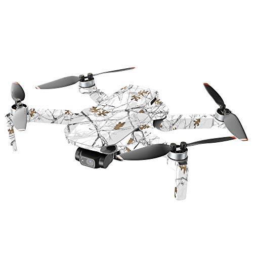 MightySkins Compatible with DJI Mini 2 Portable Drone - Conceal Snow | Protective, Durable, and Unique Vinyl Decal wrap Cover | Easy to Apply, Remove, and Change Styles | Made in The USA - color: Conceal Snow