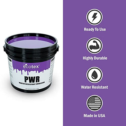 Ecotex® PWR Screen Printing Emulsion - Plastisol & Water Based Ink, 1 Qt - size: Quart - 32 oz.