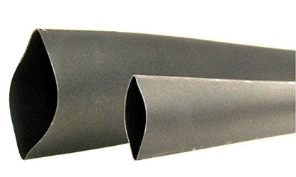 WindyNation 100 Feet (31 Meters) 1 inch, 1" I.D. Polyolefin 2:1 Black Heat Shrink Tubing - size: 100 ft. of 1"