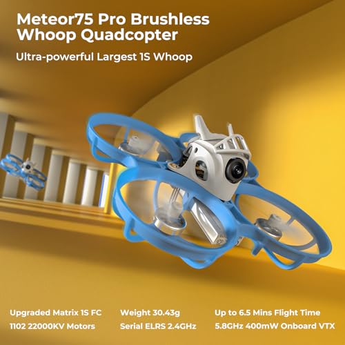 BETAFPV Meteor75 Pro Matrix 1S Brushless Whoop Quadcopter for FPV Racing