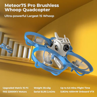 BETAFPV Meteor75 Pro Matrix 1S Brushless Whoop Quadcopter for FPV Racing