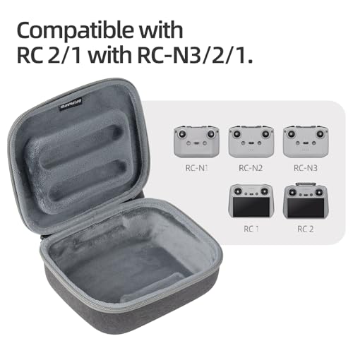 Carrying Case for DJI Mini 5 Pro, Compact Storage Bag Portable Carrying Case Compatible with D-J-I Mini 5 Pro Controller (DJI RC 2, RC-N3) - style: Controller