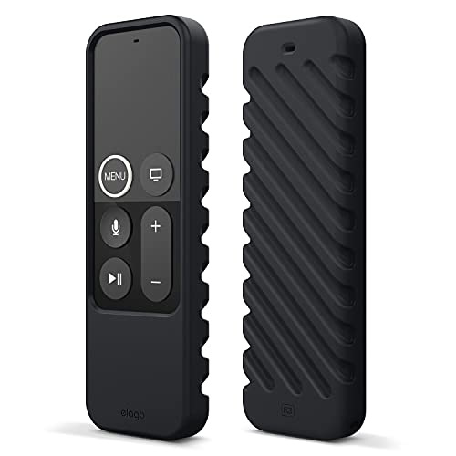elago R3 Protective Case for Apple TV 4K Siri Remote 1st Generation - color: Black