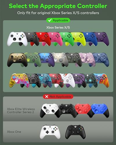 Tiiletzote Protective Travel Case for Xbox Series X/S Controller, 1:1 Fit - color: White