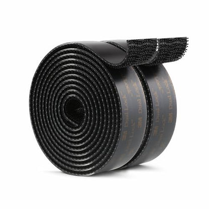 3M Dual Lock SJ3550 Reclosable Fastener, 1"×6ft, Black, 2 Pack - size: 1"×6ft, style: 2 Pack