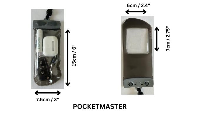 Aquapac Keymaster++ – Waterproof Stash Case for Keys, Cards & Cash - color: Grey, size: Keymaster ++