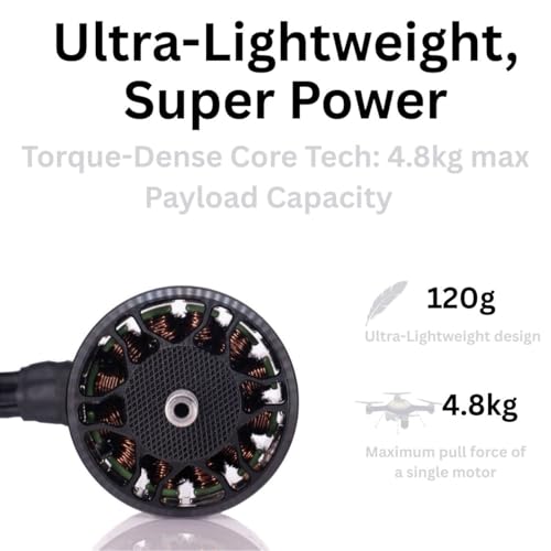Pro 3115-900kv Brushless Motor 4,6,8s for 8-10in Long Range Drone Parts,FPV Multicopter Drone,Racing Power,RC Airplane 4-8s Electric Motor,10.6 lbs Thrust for Quadcopter, Hexcopters,Octocopters