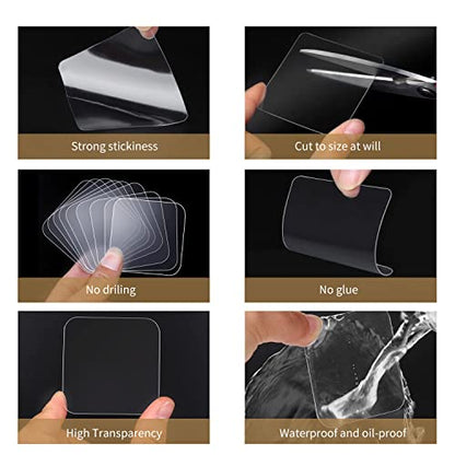 20PCS Large Double Sided Adhesive Pads for Mounting,2.36in - size: 20 Pieces - Square (2.4 inch x 2.4 inch)
