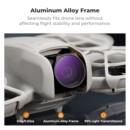 K&F CONCEPT ND & CPL Filter Set Compatible with DJI NEO, ND8 - style: CPL+ND8+ND16