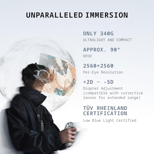 Antigravity A1 Infinity Bundle, 8K 360° Drone with Camera for Adults, Dual Micro-OLED Goggles, 39Mins Per-BAT, Point-to-Fly Motion Control, Deep Track, Auto Return, Auto Edit, Sky Genie, Voice Assistant
