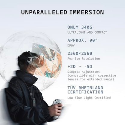 Antigravity A1 Infinity Bundle, 8K 360° Drone with Camera for Adults, Dual Micro-OLED Goggles, 39Mins Per-BAT, Point-to-Fly Motion Control, Deep Track, Auto Return, Auto Edit, Sky Genie, Voice Assistant