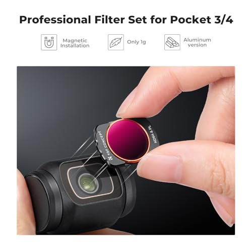 K&F CONCEPT 6 Pack UV+CPL+ND16/PL+ND32/PL+ND64/PL+ND256/PL Filter Set - style: 6-PACK