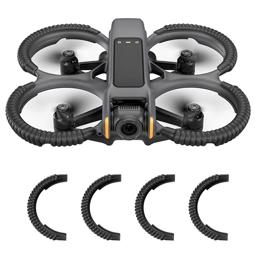 STARTRC Avata 2 Propeller Guard Protector for DJI Avata 2 Drone Protective Bumper Anti-Collision Shockproof Prop Protector for DJI Avata 2 Fly More Combo Accessories, black
