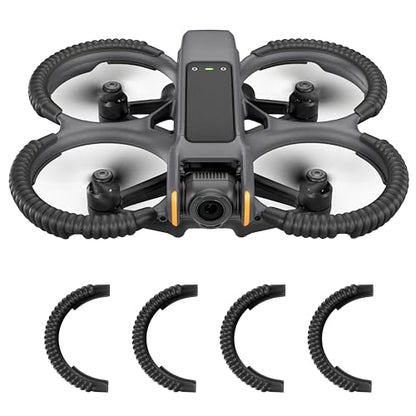 STARTRC Avata 2 Propeller Guard Protector for DJI Avata 2 Drone Protective Bumper Anti-Collision Shockproof Prop Protector for DJI Avata 2 Fly More Combo Accessories, black