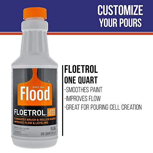 U.S. Art Supply Floetrol Pouring Medium and Pouring Oil for Acrylic Paint