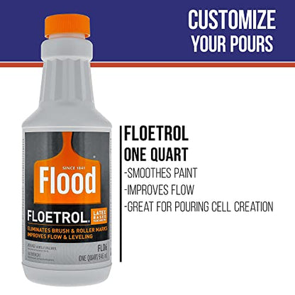 U.S. Art Supply Floetrol Pouring Medium and Pouring Oil for Acrylic Paint