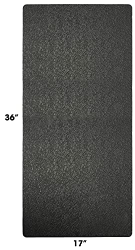 Stay-in-Place Machine Mat - 17" x 36" - Calms Vibration and Dampens Noise - size: Machine Mat 17" x 36"