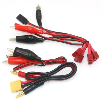 B6AC 80W AC DC Smart Balance Charger T Plug for LiPo Li-ion NiMH 6S
