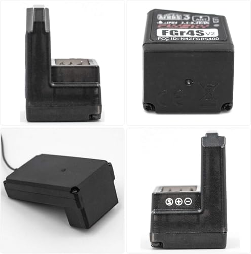 Flysky FGr4S V2 Receiver, 4CH AFHDS 3 Receiver for Flysky FS-NB4/PL18 RC