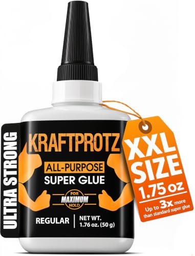 Super Glue All-Purpose Liquid 1.75 oz - Instant Adhesive Universal Repair - style: REGULAR 1.76 Fl.Oz.