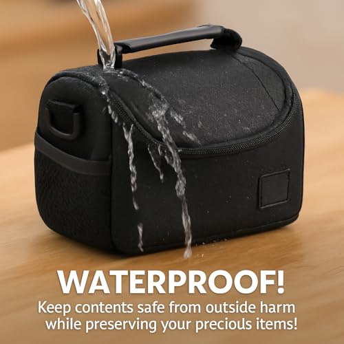Small Soft Padded Camera Equipment Bag/Case for Canon, Nikon, Sony, Samsung, Olympus, Pentax, Panasonic & More - size: Small