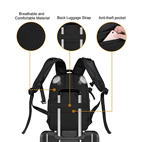 MOSISO Camera Backpack, DSLR/SLR/Mirrorless Photography Camera Bag - color: Black