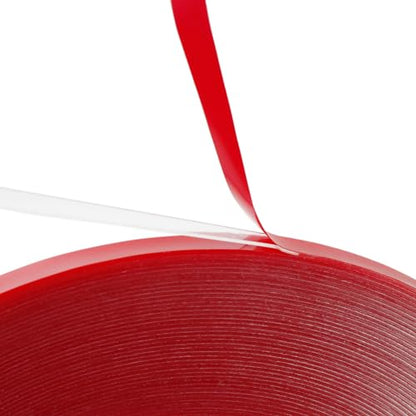 2mm x 15M (0.08in x 49ft) Double Sided Clear Strong Adhesive Tape - size: 2mm