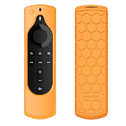CaseBot Silicone Case for Alexa Voice Remote (2nd & 3rd Generation) - color: Orange
