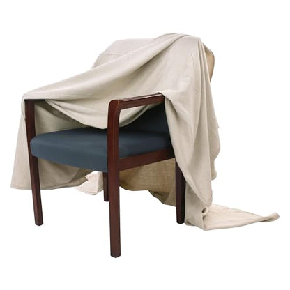 EZ Drop Painter's Canvas Fabric Drop Cloth for Painting (4 ft. x 5 ft.) - size: 4 ft. x 5 ft.