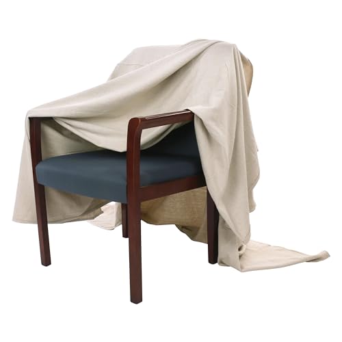 EZ Drop Painter's Large Canvas Fabric Drop Cloth for Painting (5 ft. x 20 ft.) - size: 5 ft. x 20 ft.
