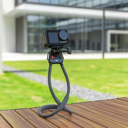 JJC Quick Release POV Neck Mount with Chest Strap for DJI Osmo Action 6 5 4 - color: Neck Mount with Fixing Chest Strap Black