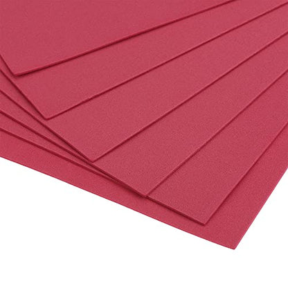 uxcell Dark Red EVA Foam Sheets 11 x 8 inch 1.7mm Thickness for Crafts DIY Projects, 12 Pcs - color: Dark Red