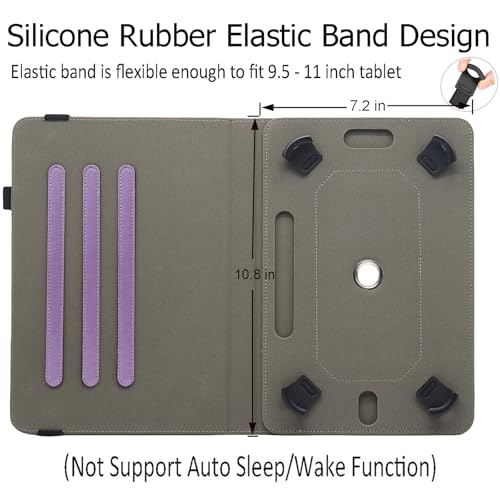 Universal 10 10.1 11 Inch Android Tablet Case Cover for 9.6-11 Inch Tablet - color: Purple