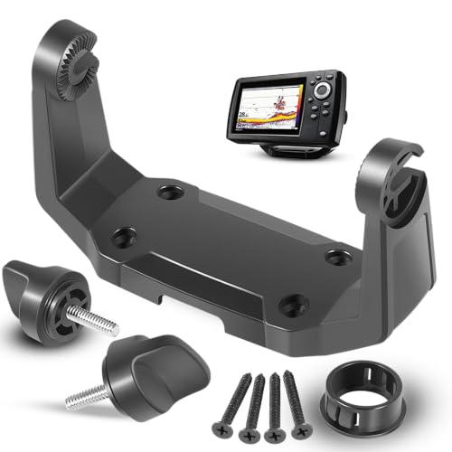 740143-1 Gimbal Bracket Mounting Bracket with Knobs Fit for Helix-5 Series Fish Finders All Models丨Solid Hold丨Comes with Mounting Screws - style: 740143-1