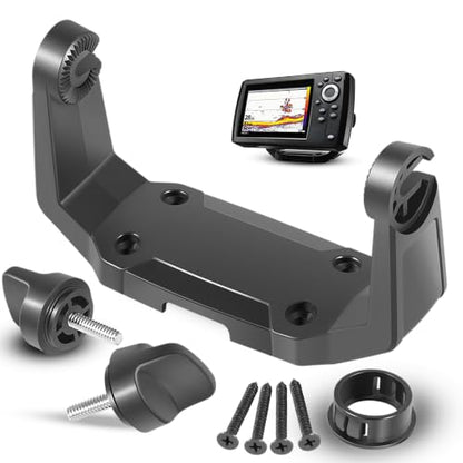 740143-1 Gimbal Bracket Mounting Bracket with Knobs Fit for Helix-5 Series Fish Finders All Models丨Solid Hold丨Comes with Mounting Screws - style: 740143-1